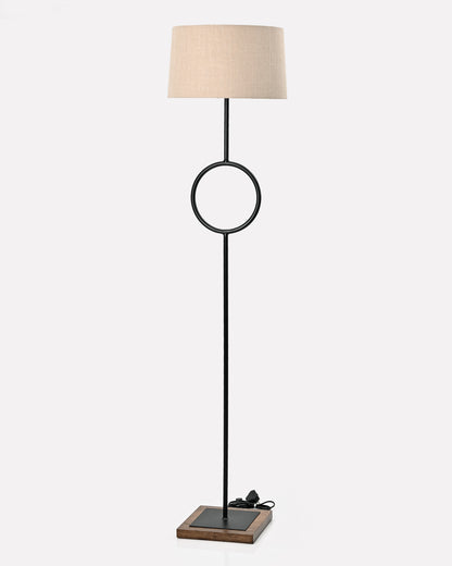 Standing Loop Lamp Black
